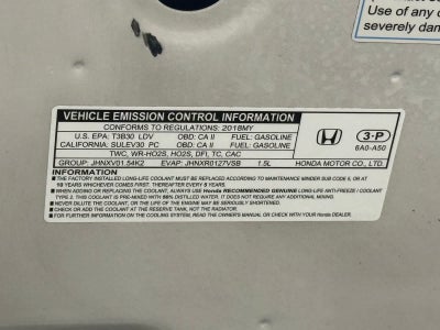 Honda Accord Sedan Sport 1.5T 2018