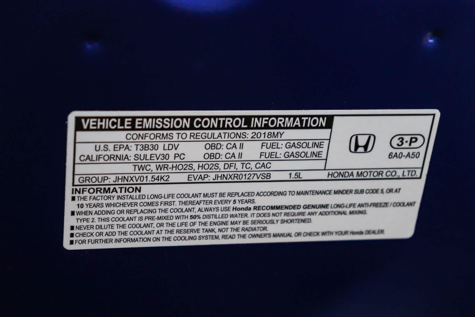Honda Accord Sedan Sport 1.5T 2018