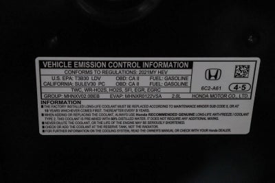 Honda Accord Hybrid EX-L 2021