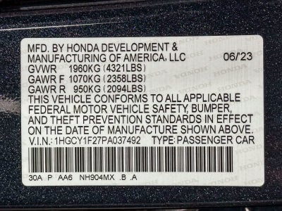 Honda Accord LX 2023