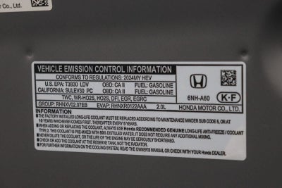 Honda Accord Hybrid Sport-L 2024