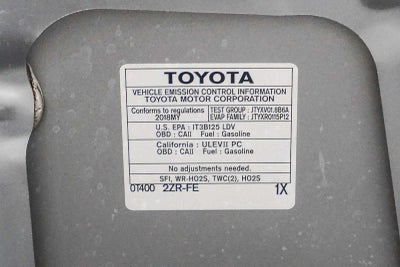 Toyota Corolla L 2018