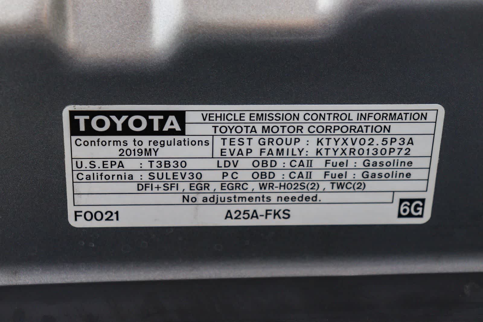 Toyota Camry SE 2019