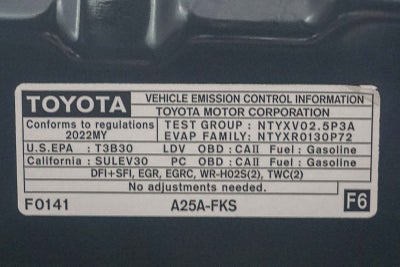 Toyota Camry LE 2022