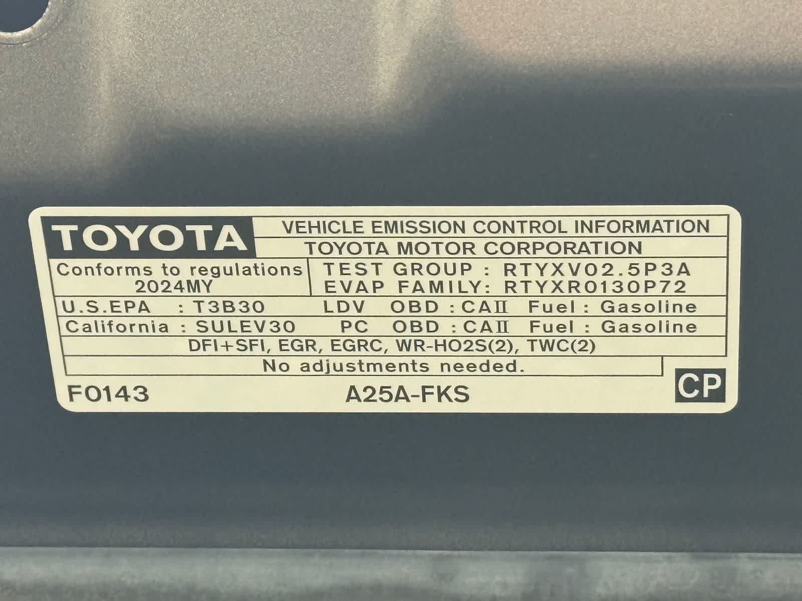 Toyota Camry SE 2024