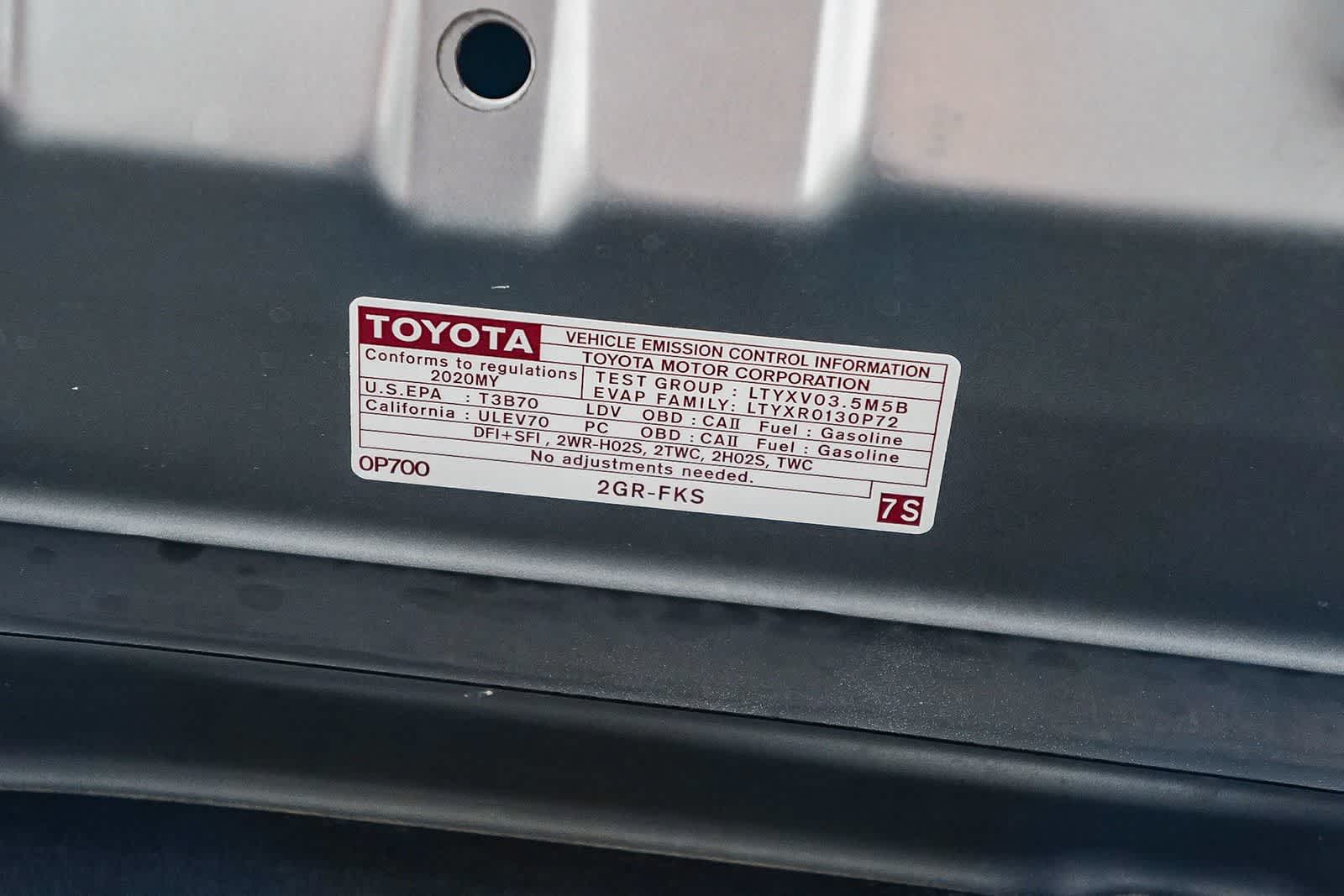 Toyota Camry TRD V6 2020