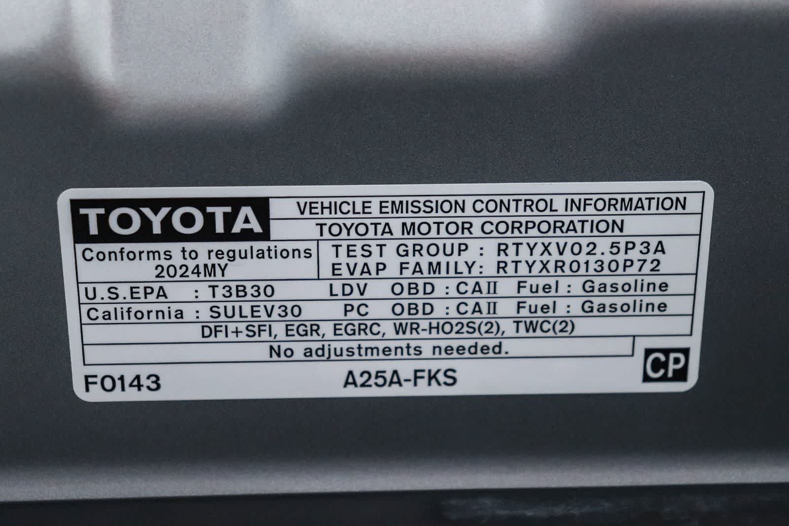 Toyota Camry SE 2024
