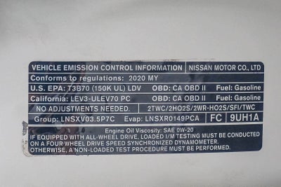 Nissan Murano S 2020