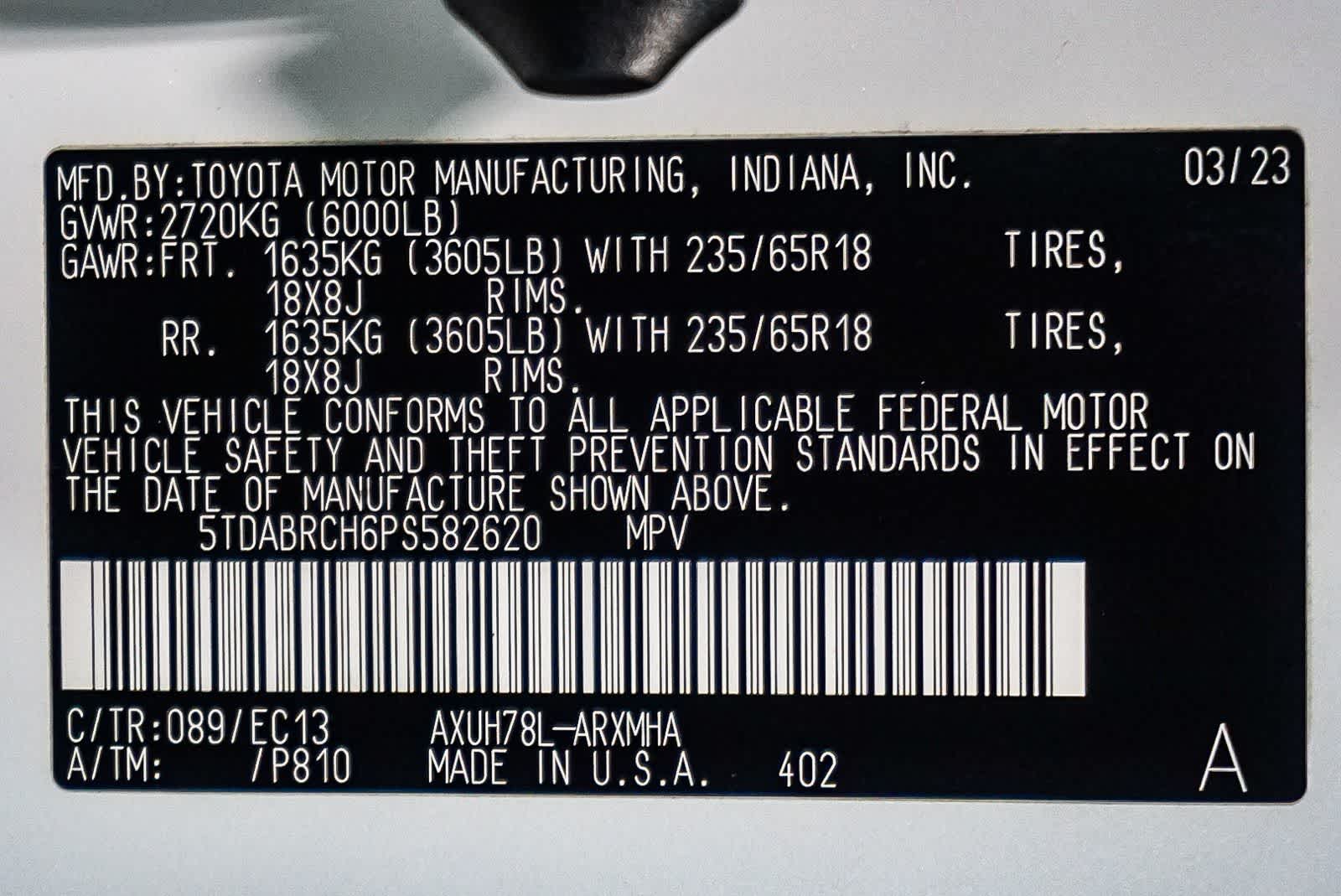 Toyota Highlander Hybrid Edición Bronce 2023