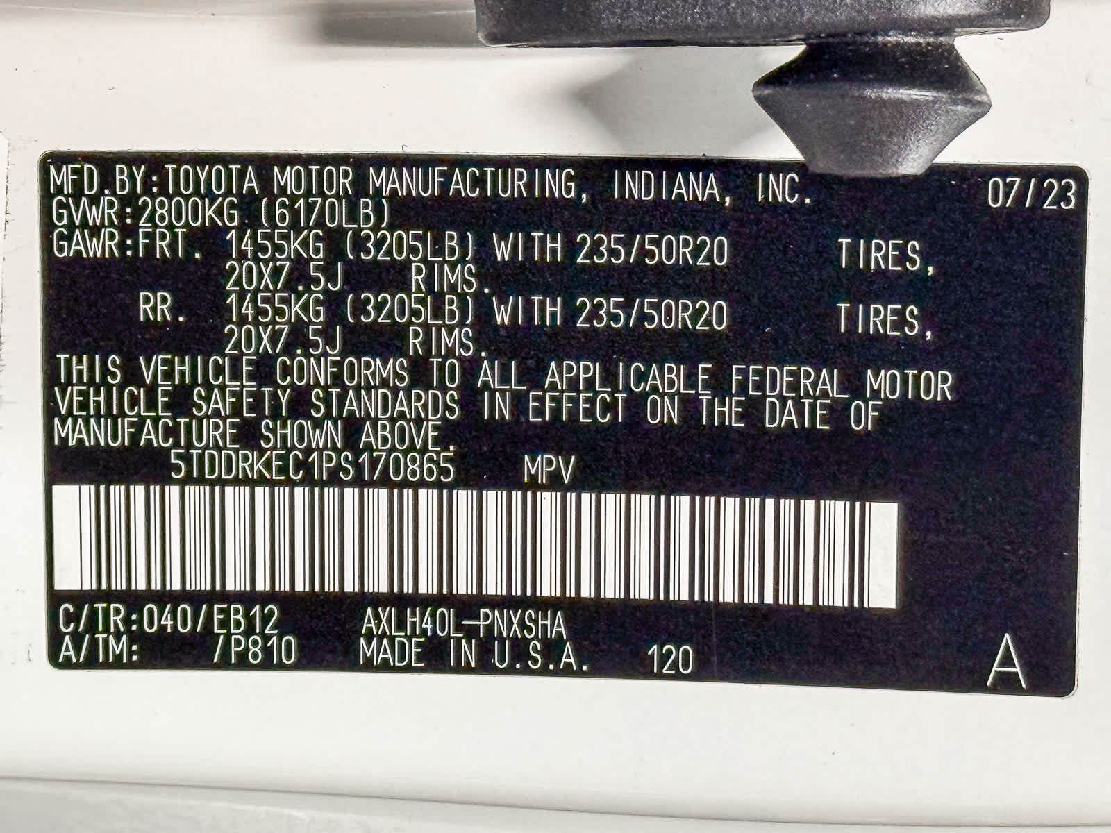 Toyota Sienna XSE 2023