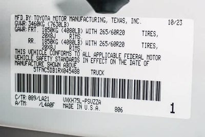 Toyota Tundra Platinum Hybrid 2024