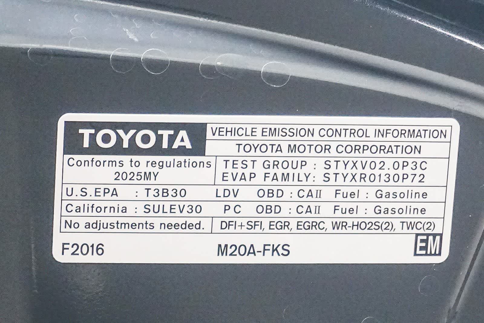 Toyota Corolla LE 2025