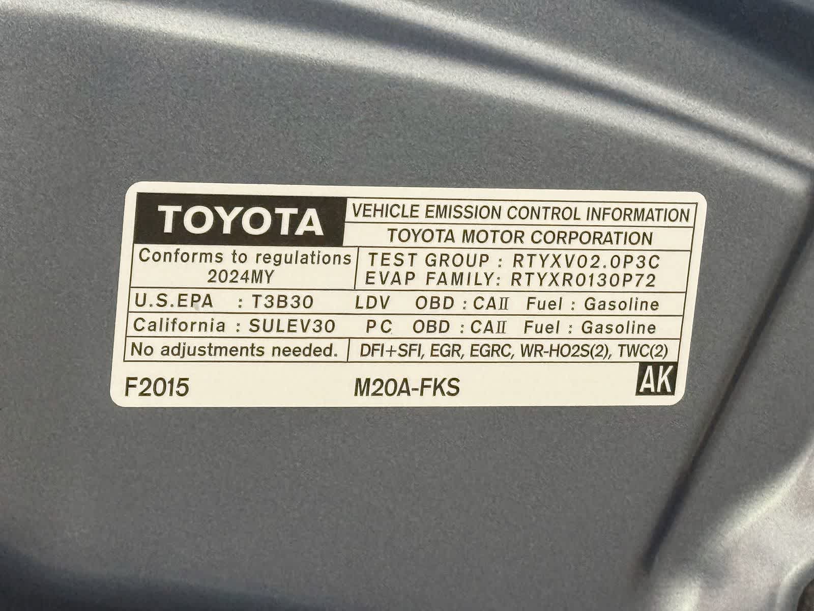 Toyota Corolla LE 2024