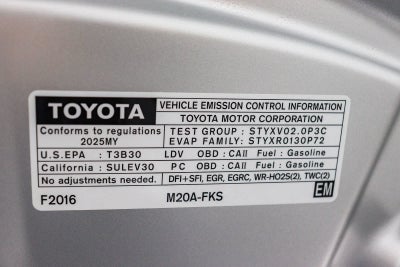 Toyota Corolla LE 2025