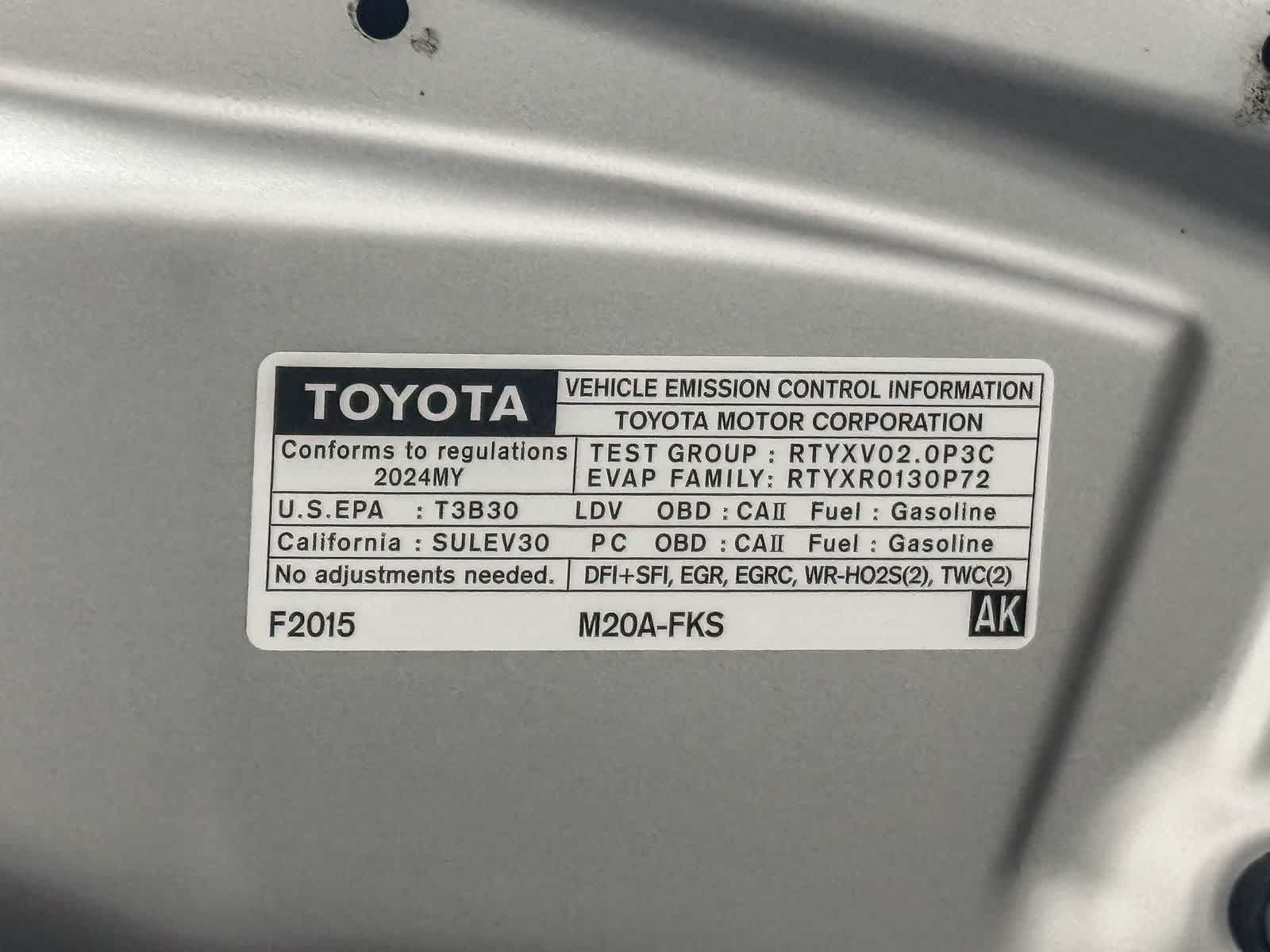 Toyota Corolla LE 2024