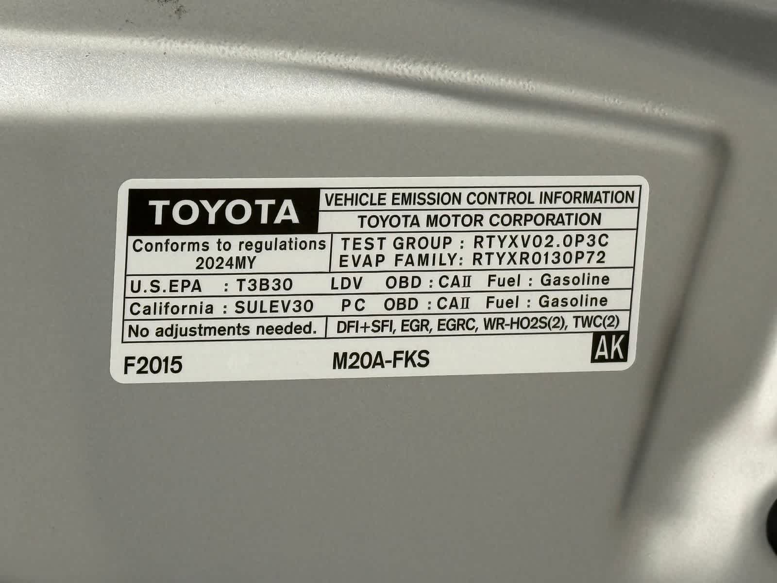 Toyota Corolla LE 2024