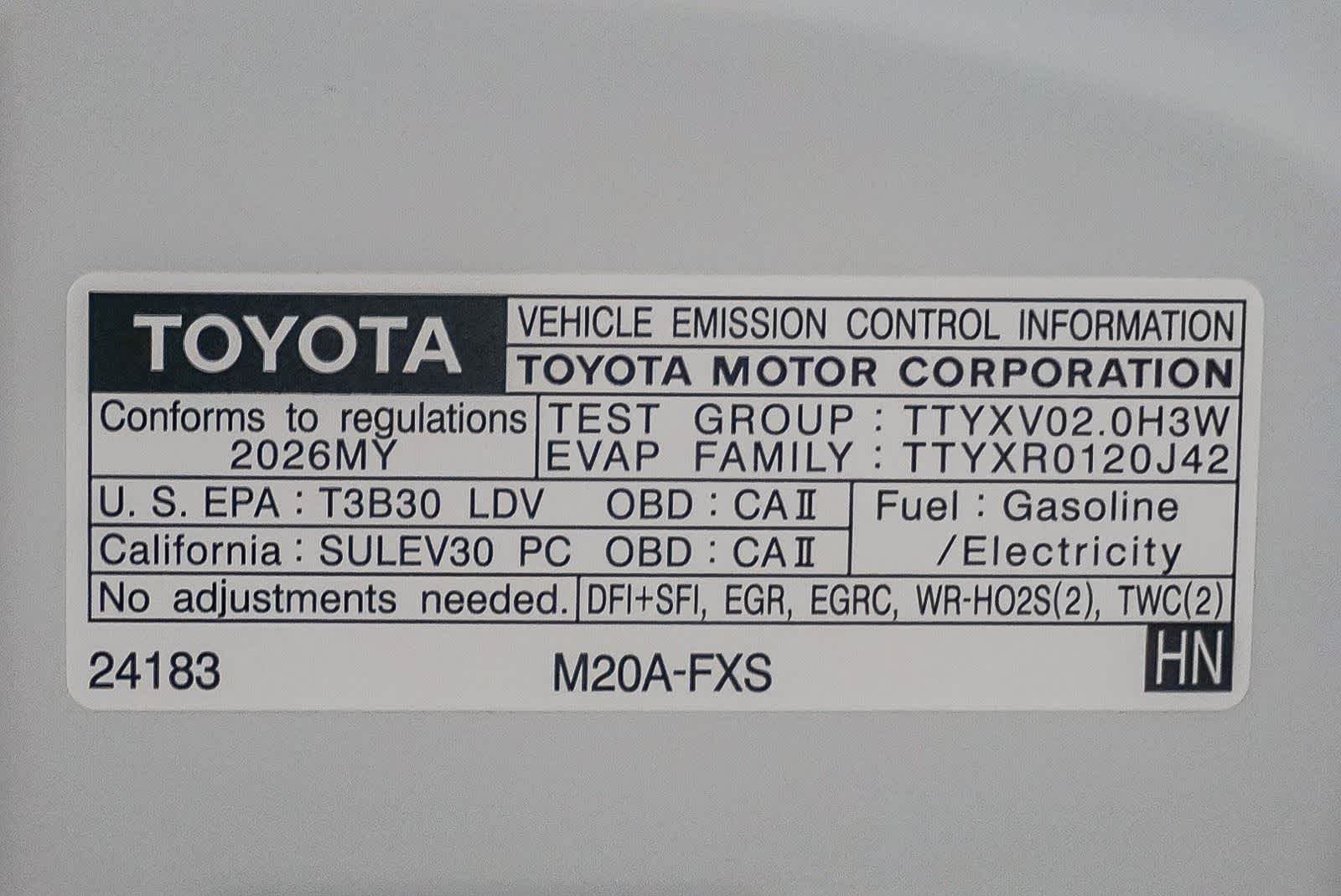 2026 Toyota Prius Híbrido Enchufable XSE