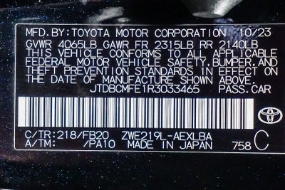 Toyota Corolla Hybrid LE 2024