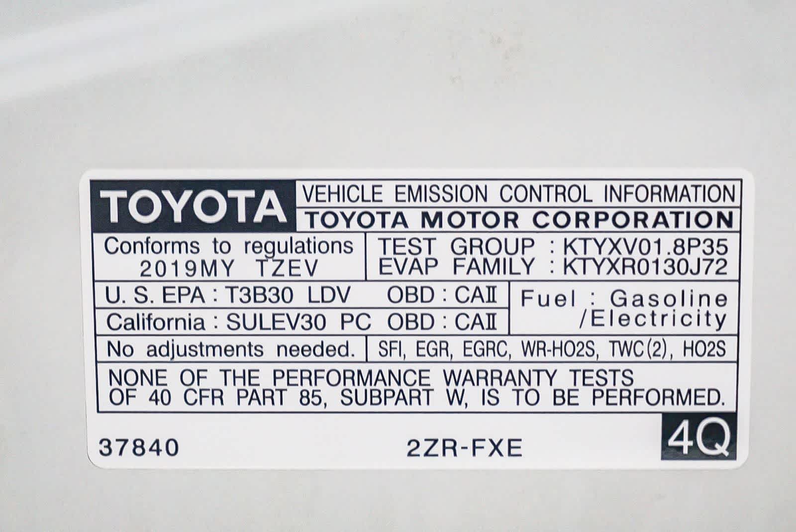 Toyota Prius Prime Advanced 2019