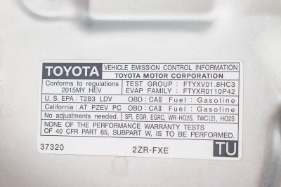 Toyota Prius Two 2015