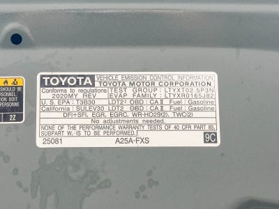 Toyota RAV4 Hybrid XLE 2020