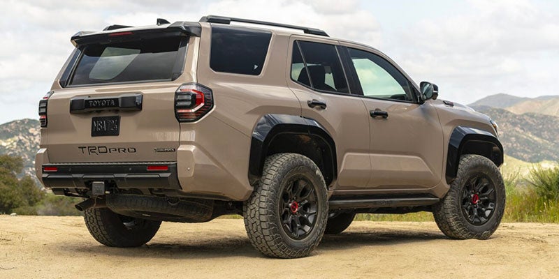 2025 Toyota 4Runner Vista trasera