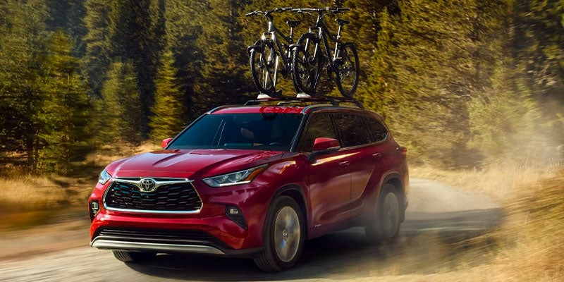 Toyota Highlander rojo