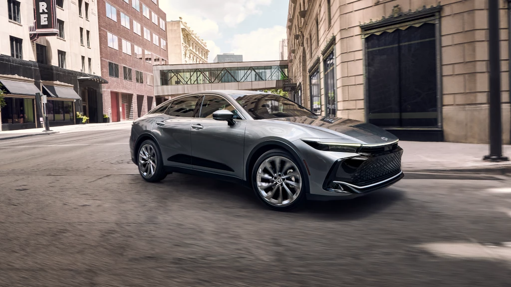 Exterior de un Toyota Crown de 2025