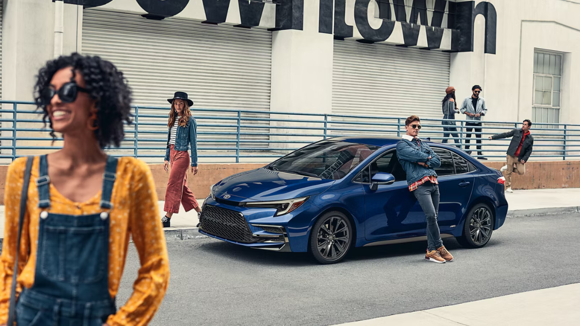 Exterior de un Toyota Corolla 2026