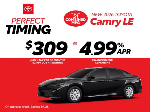 Camry LE 2026