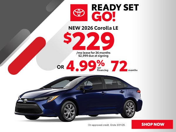 Nuevo Corolla LE 2026