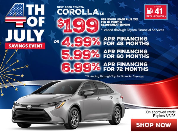 2026 Corolla LE